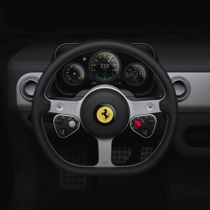 Ferrari Lucenin Innenraum und Interface Design - BlauAutonom