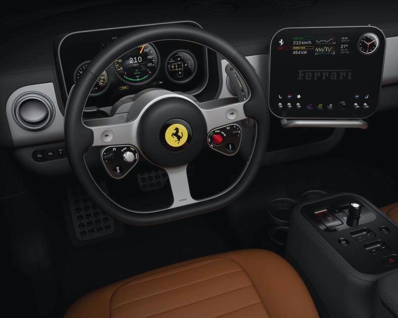 Ferrari Lucenin Innenraum und Interface Design - BlauAutonom