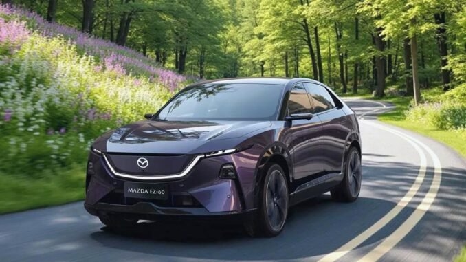 Mazda Neuer CX-6e - BlauAutonom